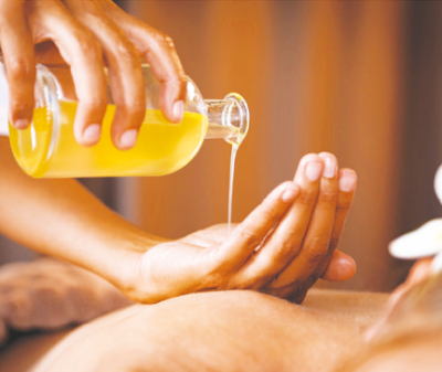 Aromalömassage Teilkörper 25 Minuten